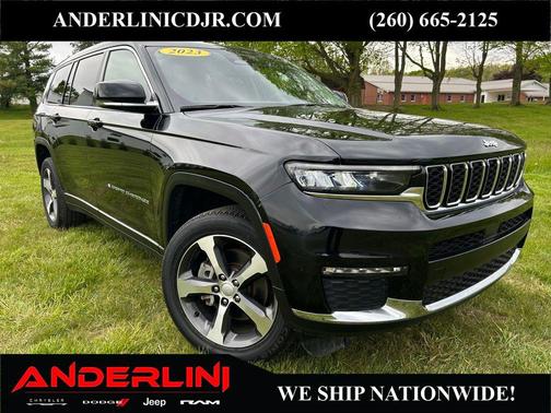 Diamond Black Crystal Pearlcoat 2023 Jeep Grand Cherokee L Limited