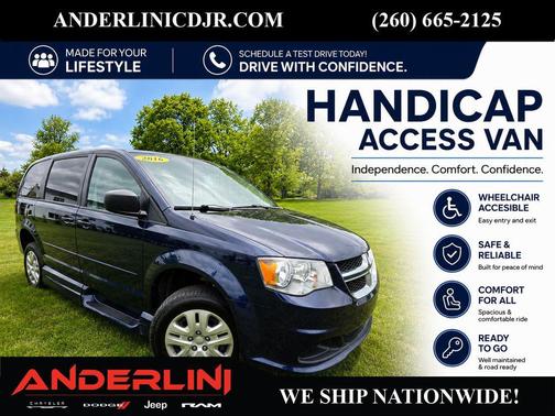 True Blue Pearlcoat 2016 Dodge Grand Caravan AVP/SE