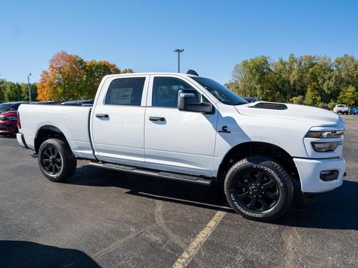 Bright White Clearcoat 2027 RAM 2500 Black Express