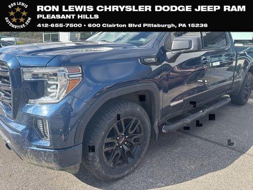 Pacific Blue Metallic 2021 GMC Sierra 1500 Elevation
