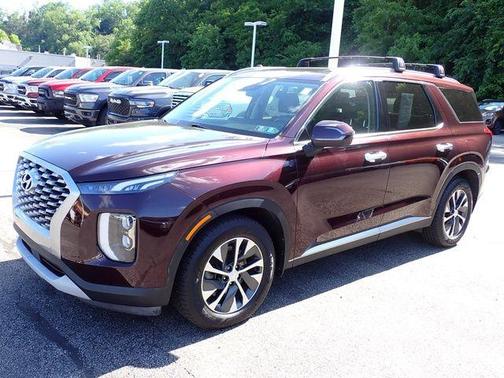 Burgundy 2021 Hyundai PALISADE SEL