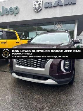 Burgundy 2021 Hyundai PALISADE SEL