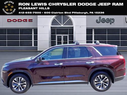 Burgundy 2021 Hyundai PALISADE SEL