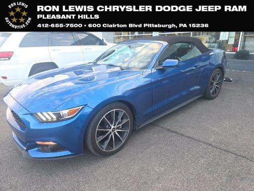 Lightning Blue Metallic 2017 Ford Mustang EcoBoost Premium
