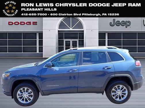 Slate Blue Pearlcoat 2021 Jeep Cherokee Latitude Lux