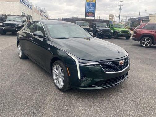 Evergreen Metallic 2020 Cadillac CT4 Luxury