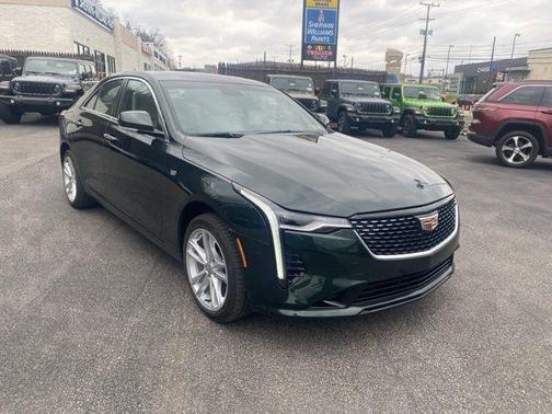 Evergreen Metallic 2020 Cadillac CT4 Luxury