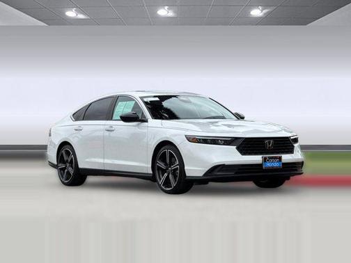 Platinum White Pearl 2024 Honda Accord Hybrid Sport