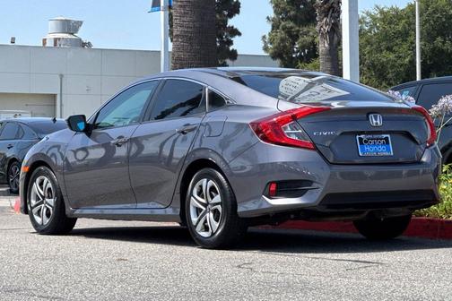 Modern Steel Metallic 2017 Honda Civic LX