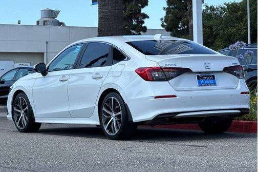 Platinum White Pearl 2024 Honda Civic Touring