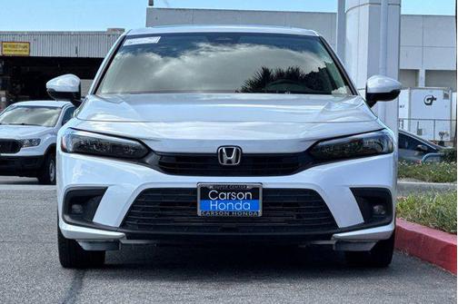 Platinum White Pearl 2024 Honda Civic Touring