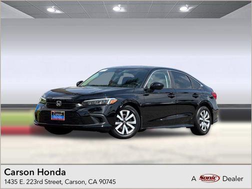 Crystal Black Pearl 2024 Honda Civic LX