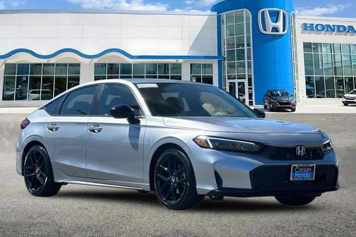 Solar Silver Metallic 2026 Honda Civic Sport