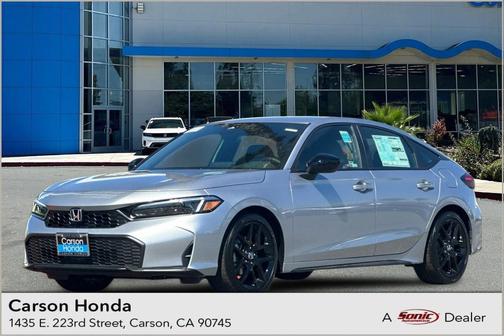 Solar Silver Metallic 2026 Honda Civic Sport