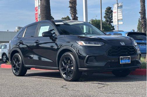 Crystal Black Pearl 2024 Honda HR-V 2WD Sport