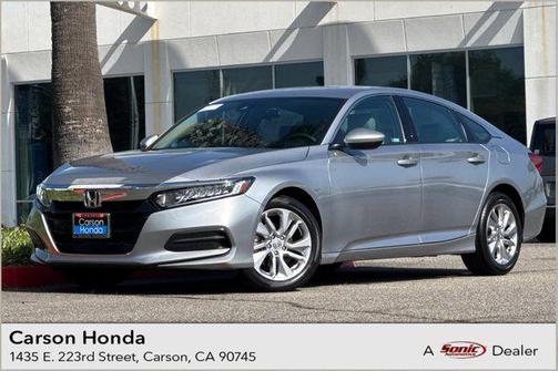 Lunar Silver Metallic 2020 Honda Accord LX 1.5T