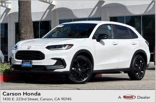 Platinum White Pearl 2023 Honda HR-V 2WD Sport