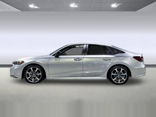 Solar Silver Metallic 2026 Honda Civic Hybrid Sport