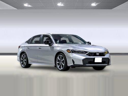 Solar Silver Metallic 2026 Honda Civic Hybrid Sport