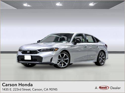 Solar Silver Metallic 2026 Honda Civic Hybrid Sport