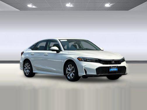 Platinum White Pearl 2026 Honda Civic LX
