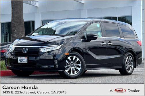 Crystal Black Pearl 2022 Honda Odyssey EX-L