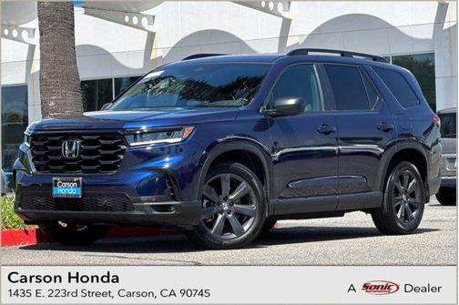 Obsidian Blue Pearl 2025 Honda Pilot Sport