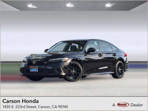 Crystal Black Pearl 2023 Honda Civic Sport Sedan