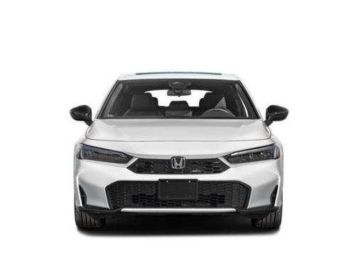 Platinum White Pearl 2025 Honda Civic Hybrid Sport