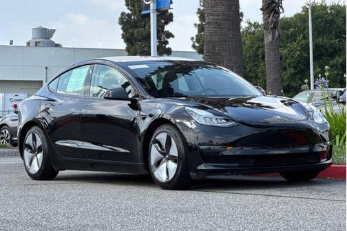 Solid Black 2021 Tesla Model 3 Long Range