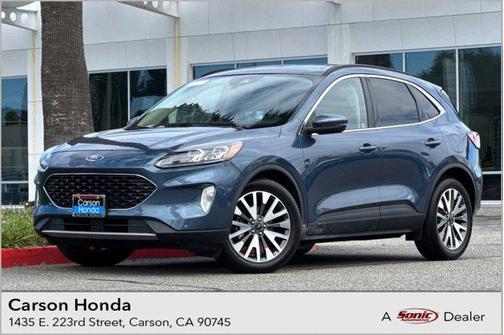 BLUE METALLIC 2020 Ford Escape Titanium