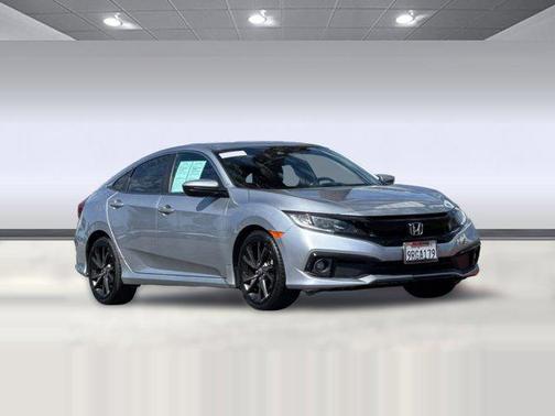 Lunar Silver Metallic 2020 Honda Civic Sport