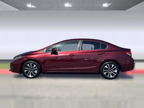 Maroon 2013 Honda Civic EX