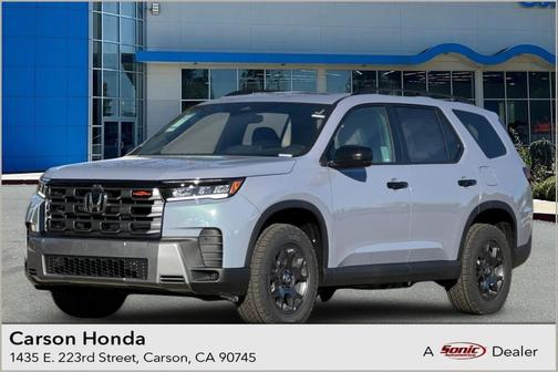 Sonic Gray Pearl 2026 Honda Pilot TrailSport