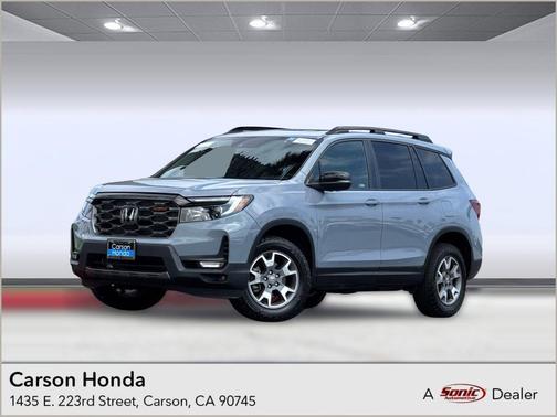 Sonic Gray Pearl 2023 Honda Passport AWD TrailSport
