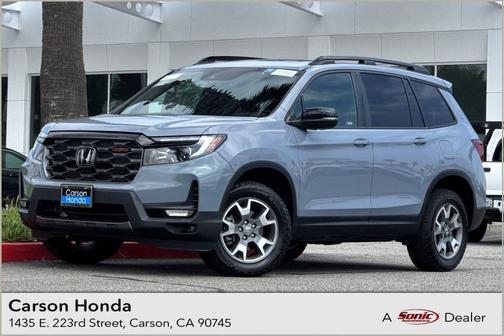 Sonic Gray Pearl 2023 Honda Passport AWD TrailSport