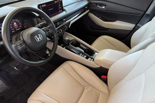Platinum White Pearl 2025 Honda Accord Hybrid EX-L