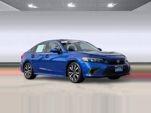 Aegean Blue Metallic 2023 Honda Civic EX