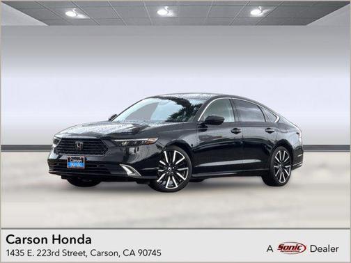 Crystal Black Pearl 2024 Honda Accord Hybrid Touring Sedan