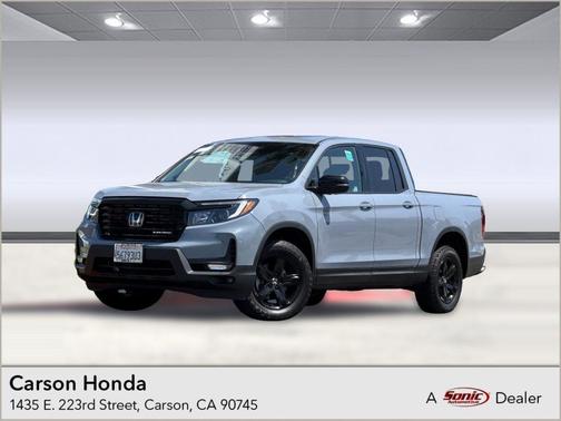 Sonic Gray Pearl 2023 Honda Ridgeline Black