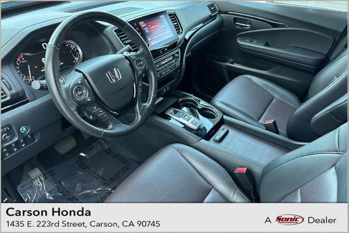 Sonic Gray Pearl 2023 Honda Ridgeline Black