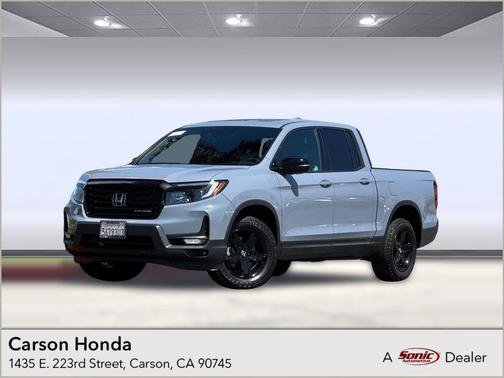 Sonic Gray Pearl 2023 Honda Ridgeline Black