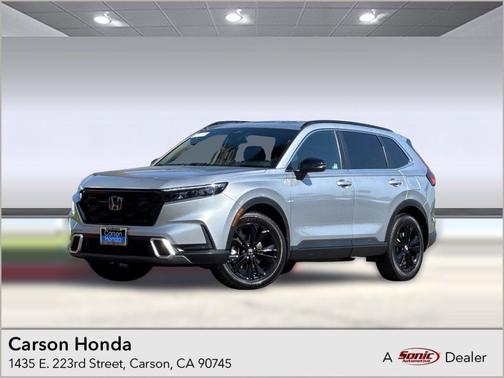 Lunar Silver Metallic 2023 Honda CR-V Hybrid Sport Touring AWD