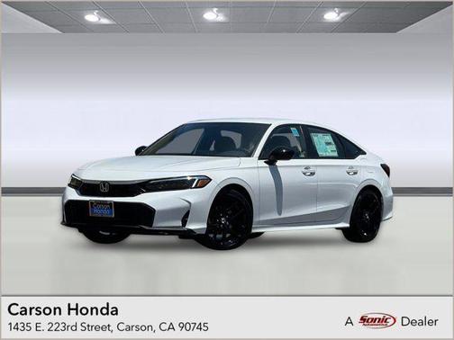 Platinum White Pearl 2026 Honda Civic Sport