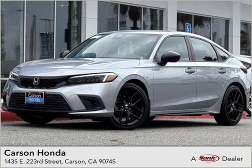 Lunar Silver Metallic 2023 Honda Civic Sport