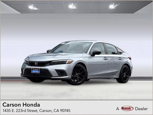 Lunar Silver Metallic 2023 Honda Civic Sport