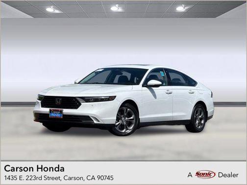 Platinum White Pearl 2023 Honda Accord Hybrid EX-L
