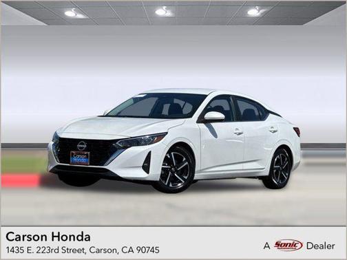 Aspen White Tricoat 2024 Nissan Sentra SV