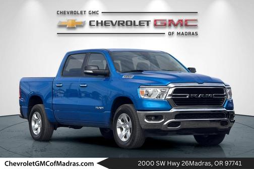 Hydro Blue Pearlcoat 2020 RAM 1500 Big Horn/Lone Star