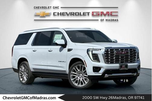 Glacier White Tricoat 2026 GMC Yukon XL Denali